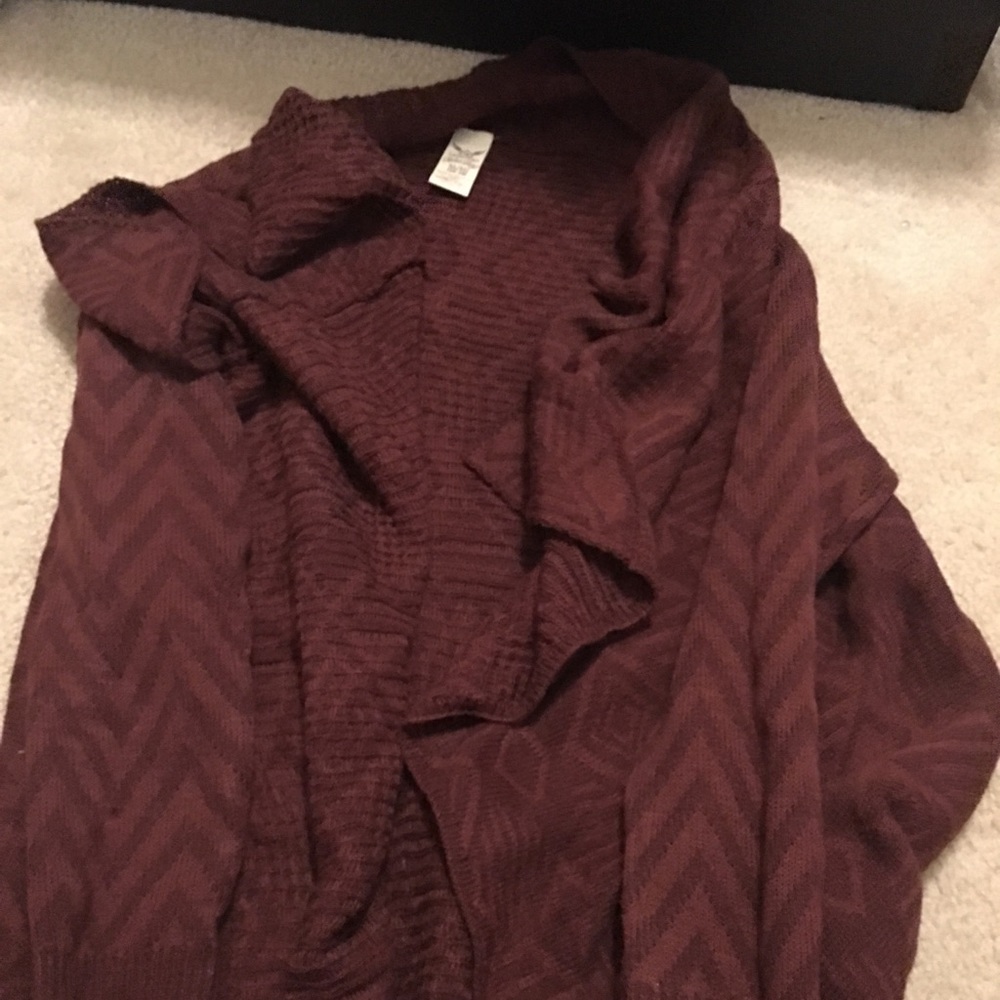 Maroon Cardigan